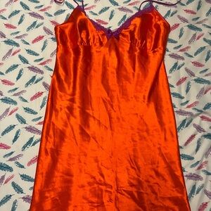 La Senza Satin Orange Nightgown